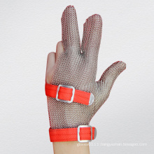 3 Finger Chain Mail Protective Anti-Cut Glove-2380